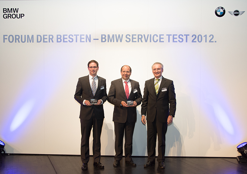 BMW Hoyer erzielt die Bestnote beim BMW Werkstatttest 2012
