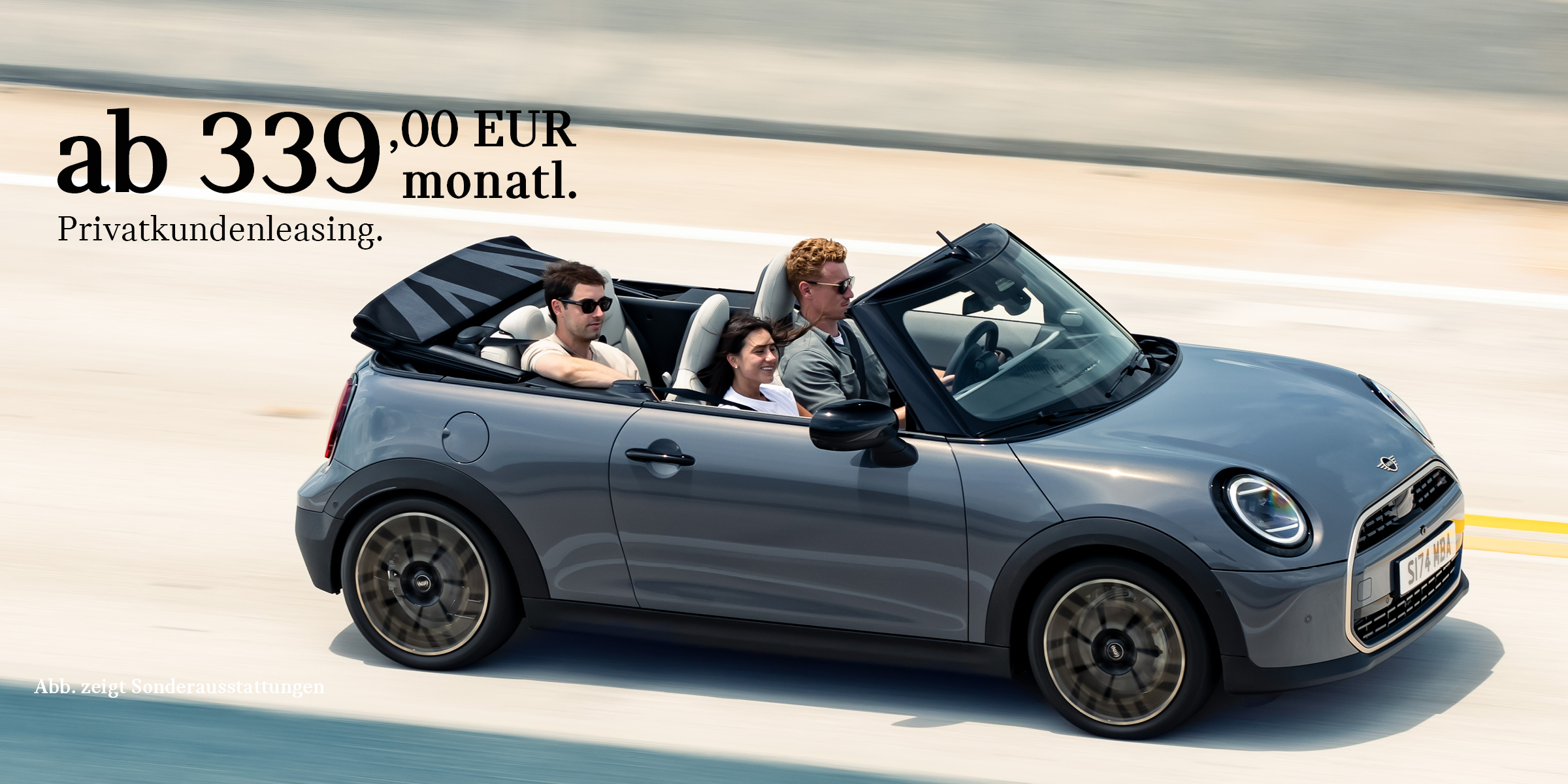 Teaser Cooper C Cabrio Privat_MINI Familie