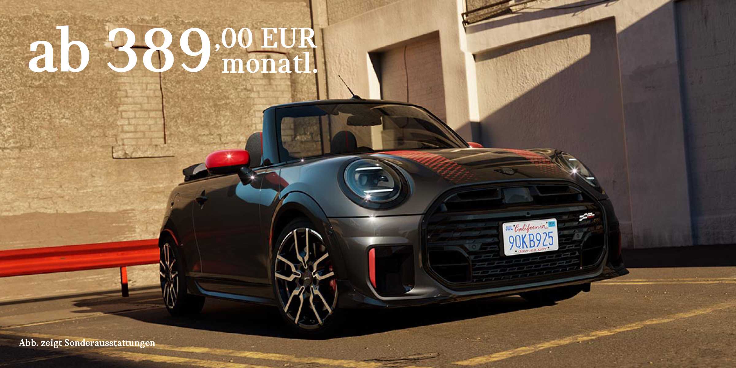 Teaser JCW Cabrio Aktion Q4 2025